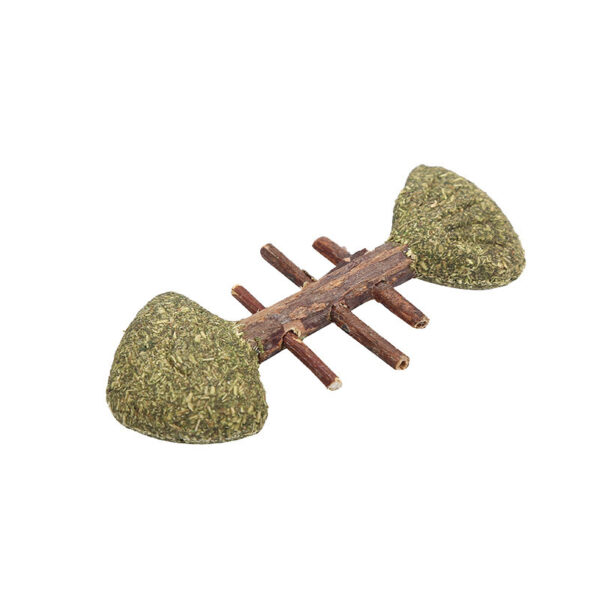 Catnip Fish Mouse Toy – Hairball Remover - Image 5