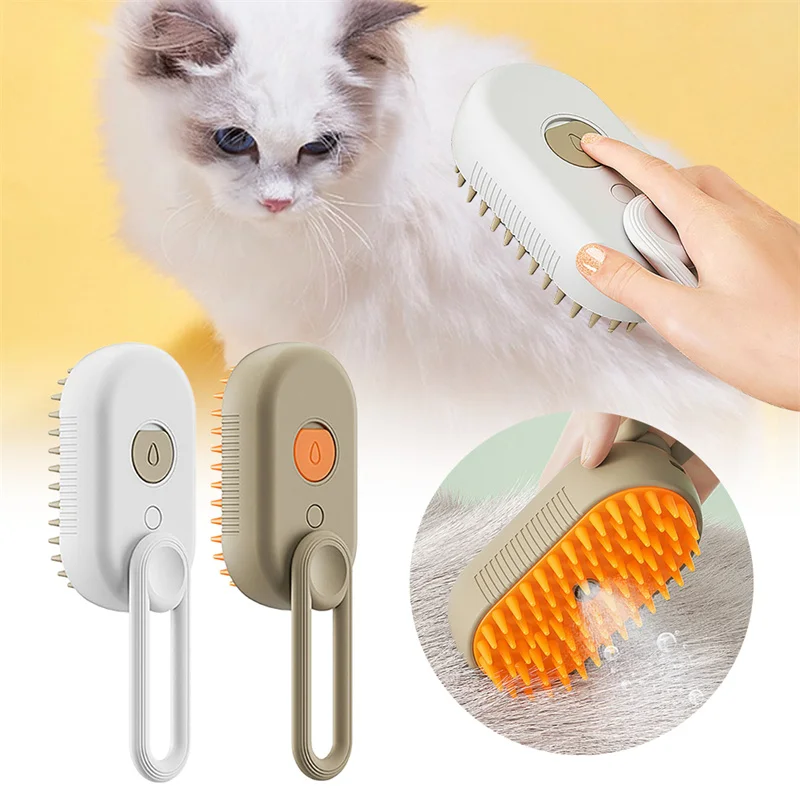 3-in-1 Electric Cat & Dog Grooming Brush