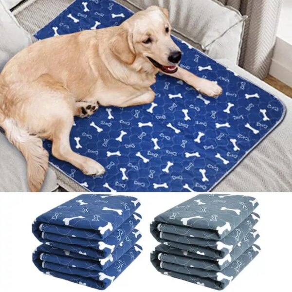 Waterproof Dog Mat Whelping Pads Dog Floor Mat Washable Dog Pads Reusable Puppy Mat For Cat Dog Pet Cage Floor Car