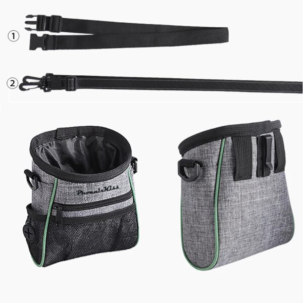 Dog Trainings Bag Pet Dog Snack Bag Large Detachable Large Capacity Puppy Reward Bag Dog Training Supplies Waist Bag Durable - Image 3