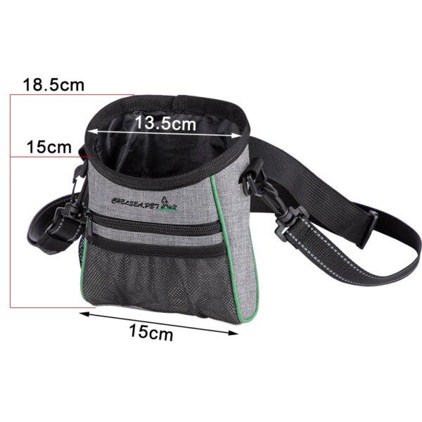 Dog Trainings Bag Pet Dog Snack Bag Large Detachable Large Capacity Puppy Reward Bag Dog Training Supplies Waist Bag Durable - Image 4