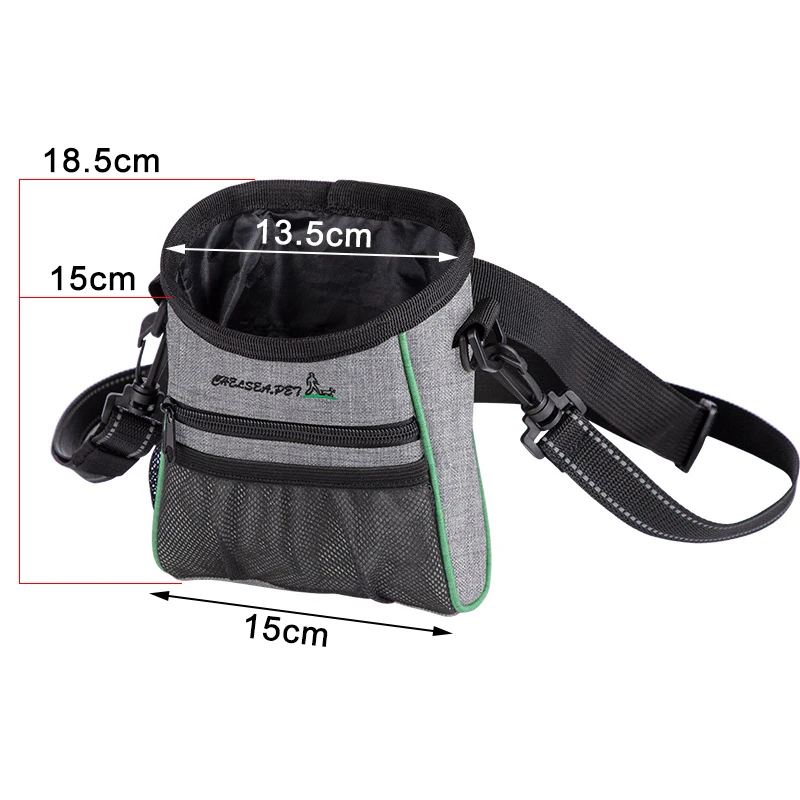 Dog Trainings Bag Pet Dog Snack Bag Large Detachable Large Capacity Puppy Reward Bag Dog Training Supplies Waist Bag Durable