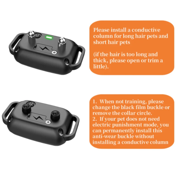 800m Digital Dog Training Collar Waterproof Rechargeable Remote Control Pet with LCD Display for All Size Shock Vibration Sound - Image 3