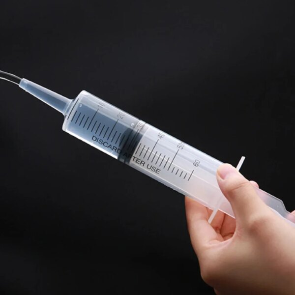 60ml Liquid Syringe Glue Filling Enema Syringe Nutrient Sterile Health Without Needle Watering Refilling for Animal Food Feeding - Image 2