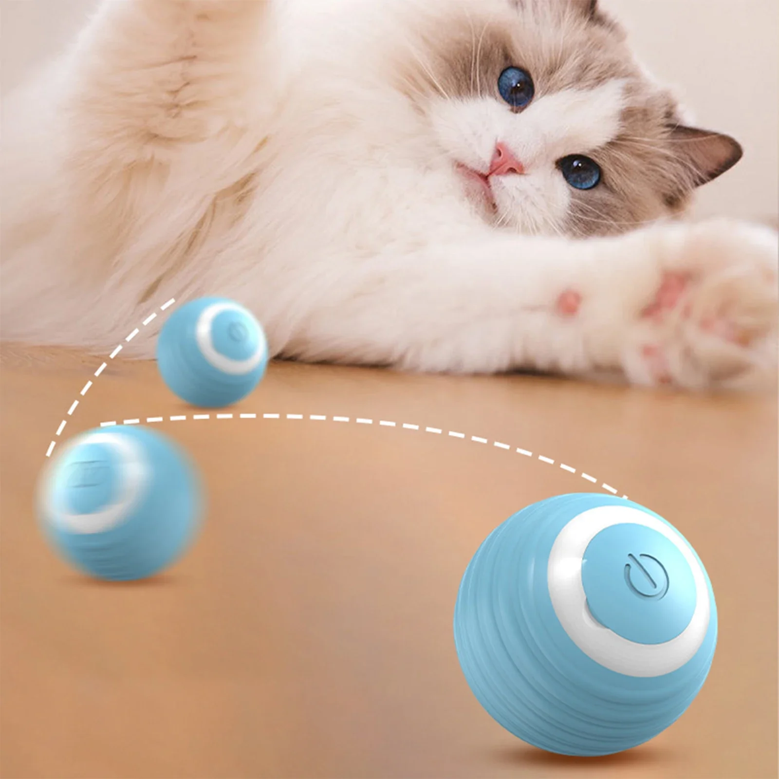 Automatic Moving Bounce Rolling Ball Dog Toy USB Smarts Puppy Interactive Dog Chew Toy Ball Dogs Accessories Pet Toys Home Cats