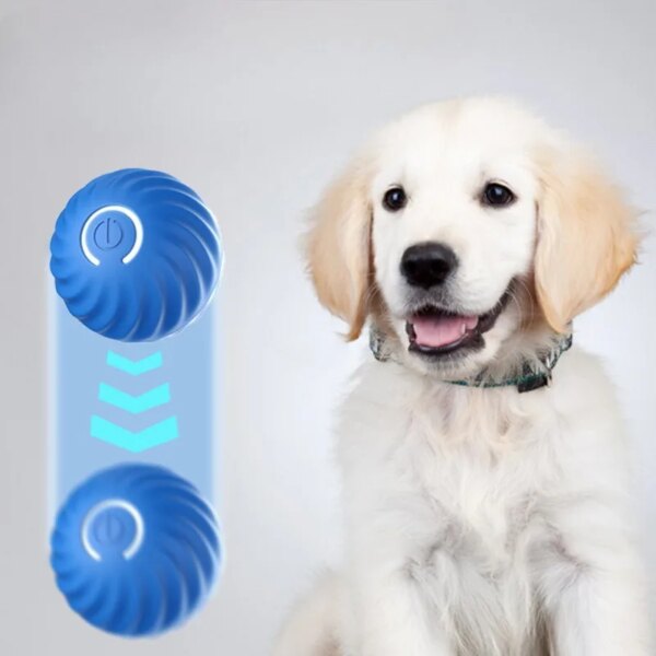 Pet Toy Ball Automatic Moving Dog Toy Ball Smart USB Jumping Rotating Interactive Dog Chew Toy Ball for Puppy Ball Toy - Image 2