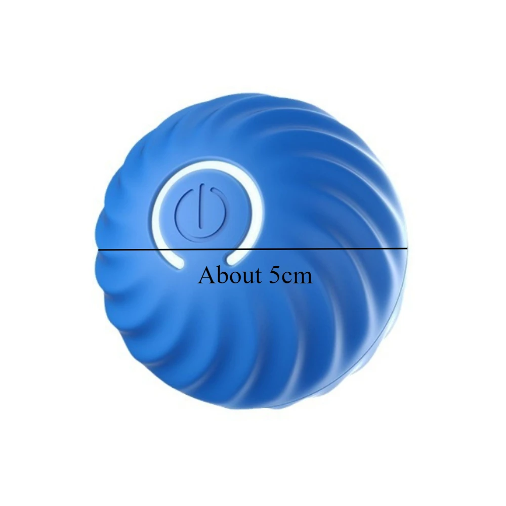 Pet Toy Ball Automatic Moving Dog Toy Ball Smart USB Jumping Rotating Interactive Dog Chew Toy Ball for Puppy Ball Toy