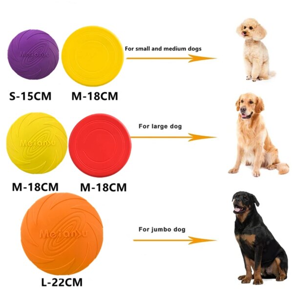 OUZEY Bite Resistant Flying Disc Toys For Dog Multifunction Pet Puppy Training Toys Outdoor Interactive Game Pet Dogs Products - Image 4