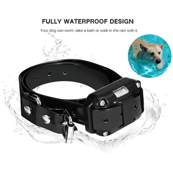 Electric Dog Training Collar Waterproof Dog Bark Collar Pet With Remote Control Rechargeable Anti Barking Device All Size Dogs - Image 4