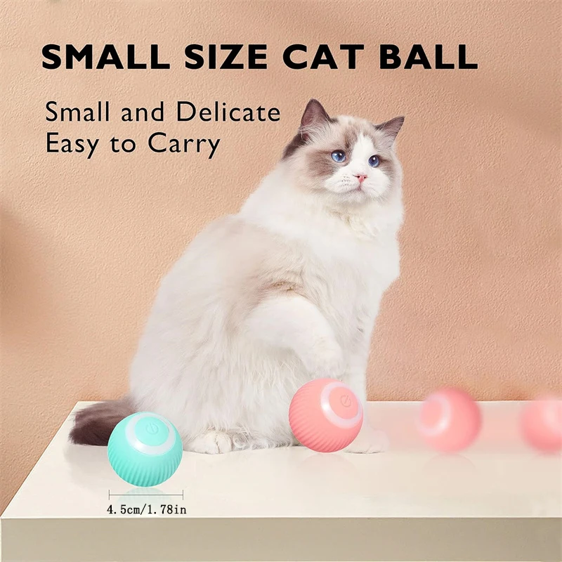 Smart Dog Toy Ball Electronic Interactive Pet Toy Moving Ball USB Automatic Moving Bouncing for Puppy Birthday Gift Cat Products