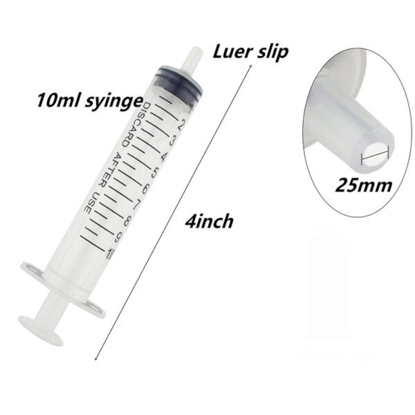 2-20Pcs 1ml-10ml Plastic Reusable Syringe For Measuring Nutrient Hydroponics Kithchen Tool - Image 6