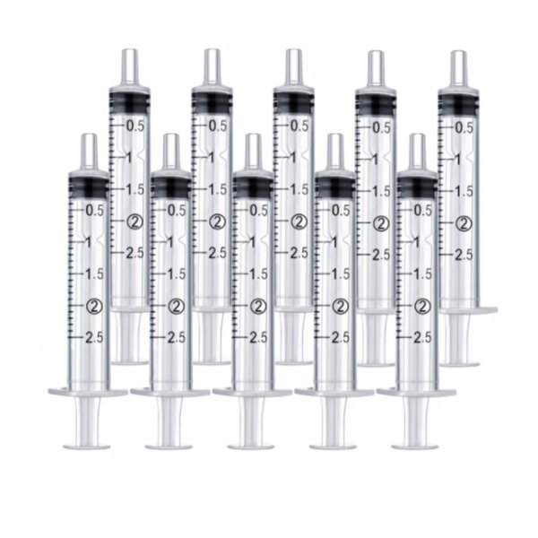 2-20Pcs 1ml-10ml Plastic Reusable Syringe For Measuring Nutrient Hydroponics Kithchen Tool - Image 4