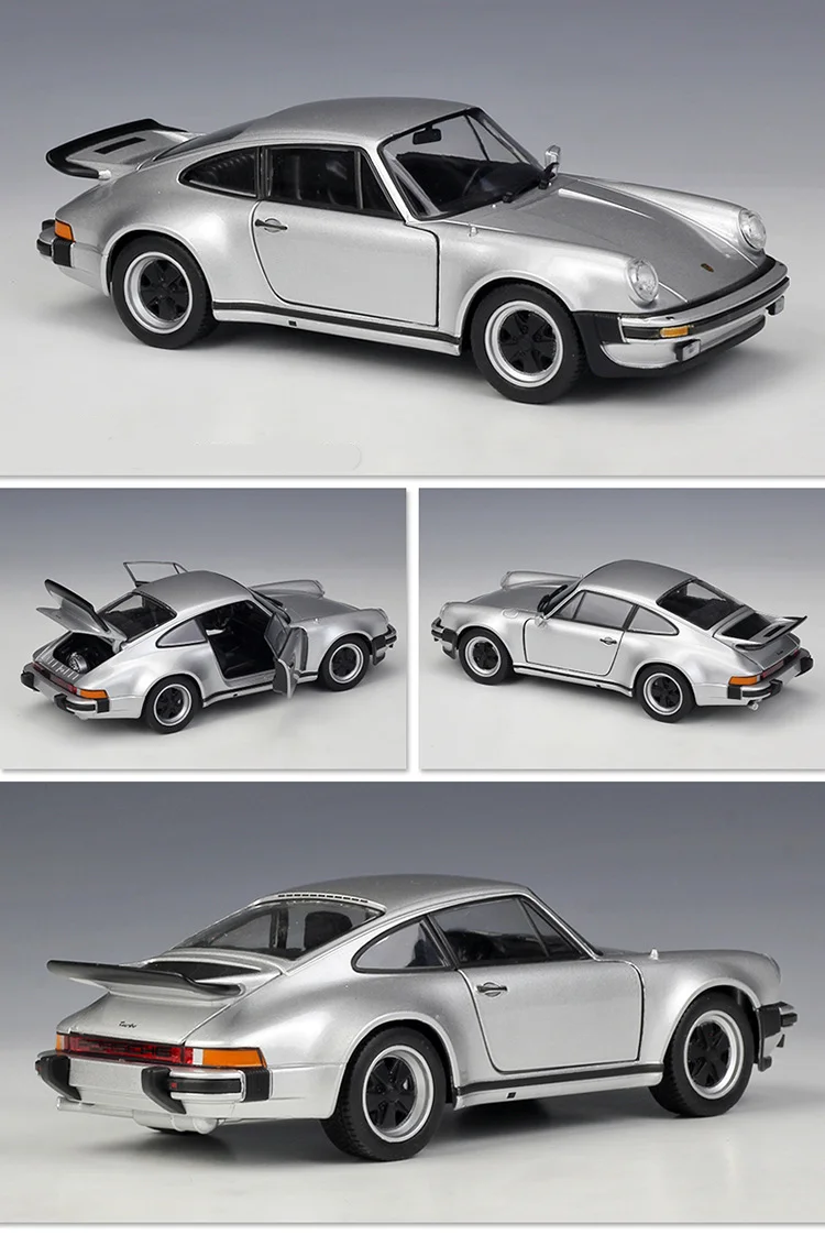 WELLY 1:24 1974 Porsche 911 Turbo 3.0 Alloy Sports Car Model Diecasts Metal Classic Car Vehicles Model Simulation Kids Toys Gift