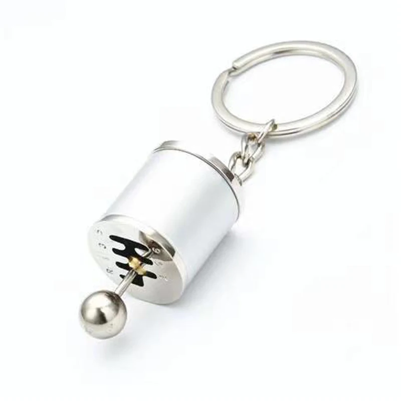 Metal Keyring Creative Car Shifter Keychain Antistress Fidget Toys For Anxiety ADHD Autism Sensory Juguetes Ansiedad Y Estrés