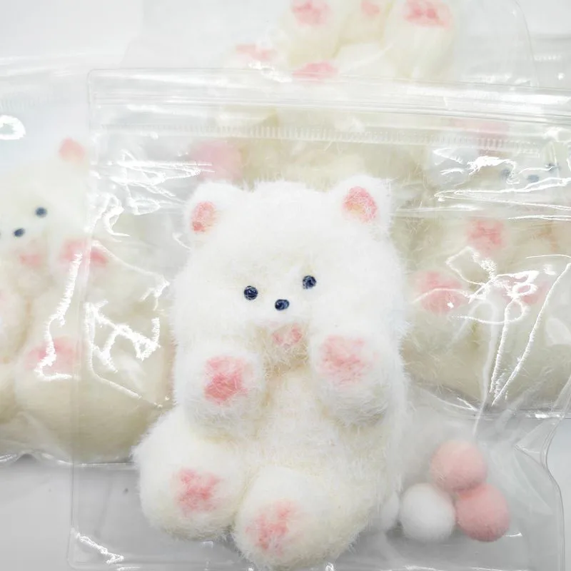 Kawaii Plush Bunny Angel Sheep Pig Curly Dog Ooze Feeling Relief Stress Squeeze Irritability Fingertip Toys Kids  Squishy Gifts