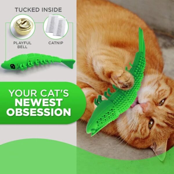 Catnip Toys For Cats 360 Degree Teeth Cleaning