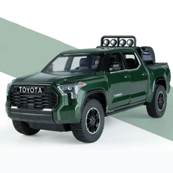 1/22 Tundra Pickup Alloy Car Model Diecast & Toy Metal Off-Road Vehicles Car Model Sound and Light Collection Childrens Toy Gift - Image 9