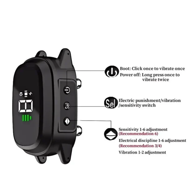 YHLC Automatic Anti Barking Dog Collar, Rechargeable Bark Stopper, Stop Barkin, Electric Training Collar for Dog - Image 4