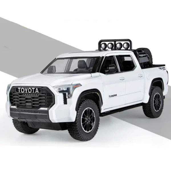1/22 Tundra Pickup Alloy Car Model Diecast & Toy Metal Off-Road Vehicles Car Model Sound and Light Collection Childrens Toy Gift - Image 7