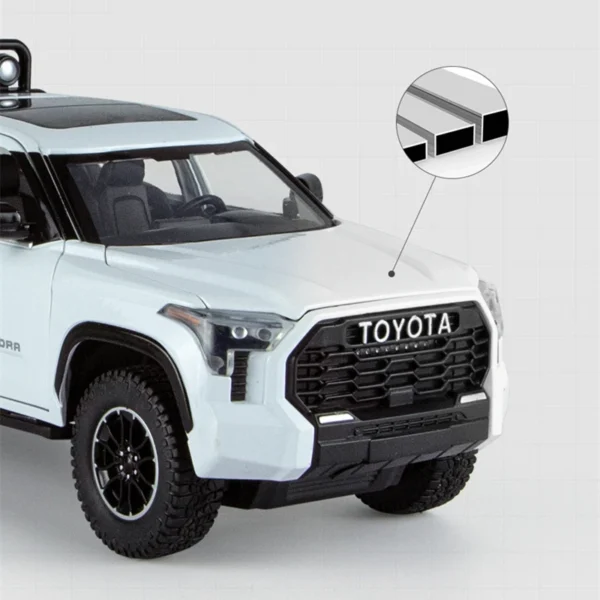 1/22 Tundra Pickup Alloy Car Model Diecast & Toy Metal Off-Road Vehicles Car Model Sound and Light Collection Childrens Toy Gift - Image 2