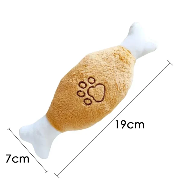 Plush Dog Toy Animals Shape Bite Resistant Squeaky Toys Corduroy Dog Toys for Small Large Dogs Puppy Pets Training Accessories - Image 13